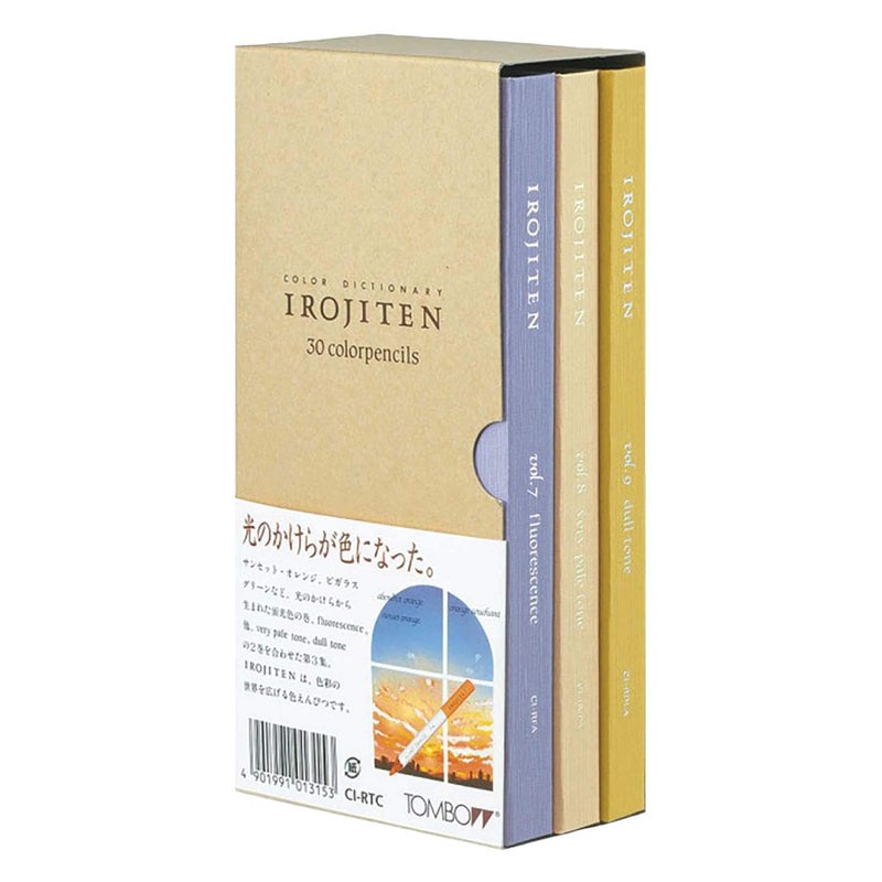 Tombow 51527 Irojiten Colored Pencil Dictionary Set, Seascape, Set of 30. Beautifully Crafted Wax-Based Colored Pencils with Enamel Finish - Image 2